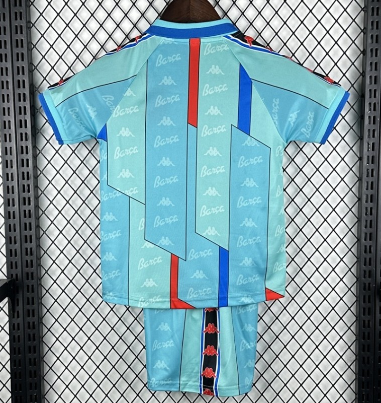 Retro 96/97 Barcelona Away kids kit