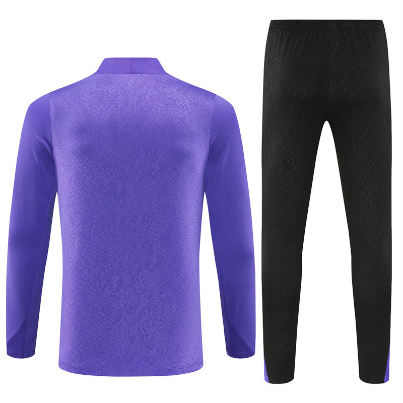 25/26 Barcelona kids training suit purple black