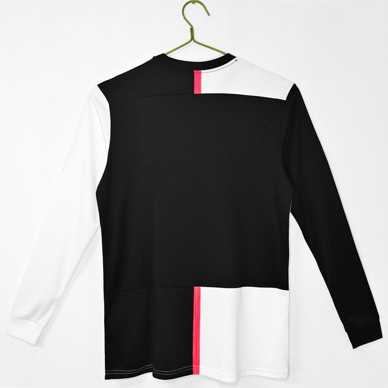 Retro 19/20 Juventus home football Jersey Long sleeves