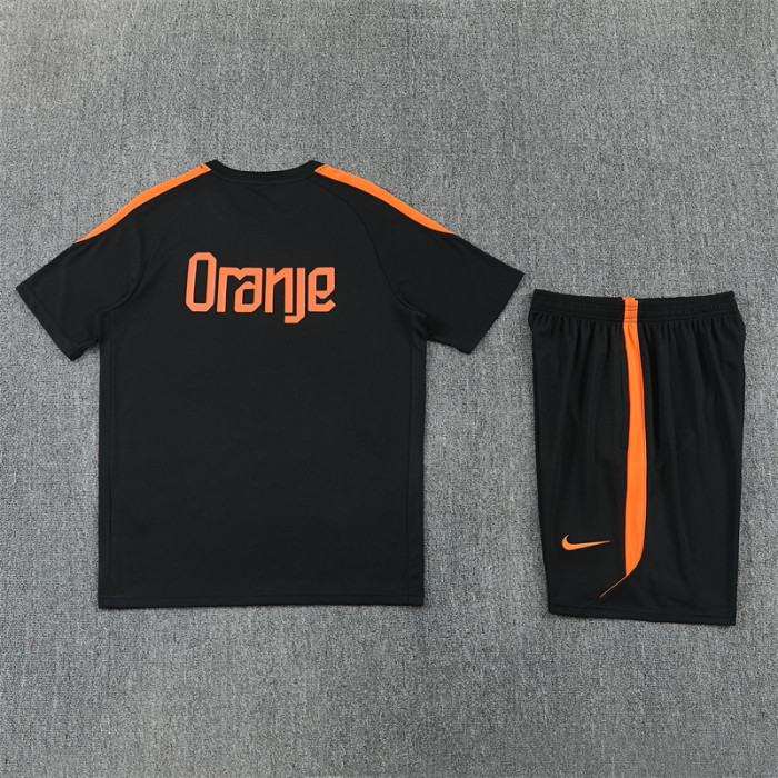 26/27 Netherlands kids short -sleeved training suit