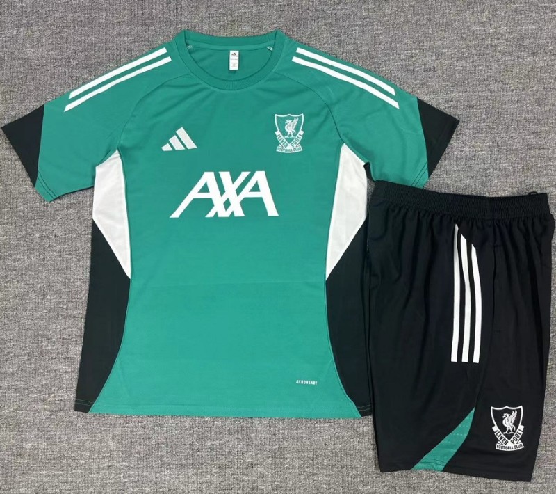 25/26 Liverpool kids Short sleeve training suit green