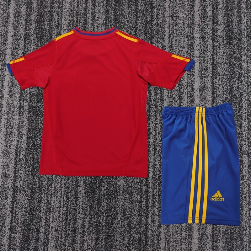 Retro 2010 Spain home kids kit
