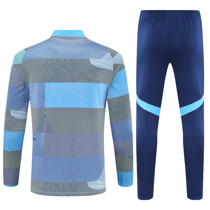 25/26 Real Madrid Adult training suit Grey blue