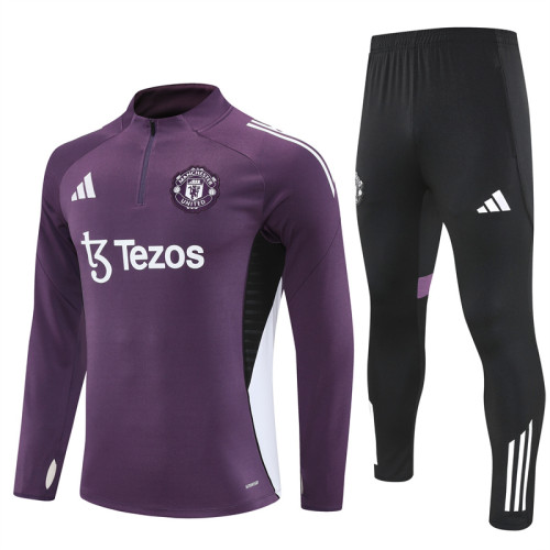 25/26 Manchester United Adult training suit purple