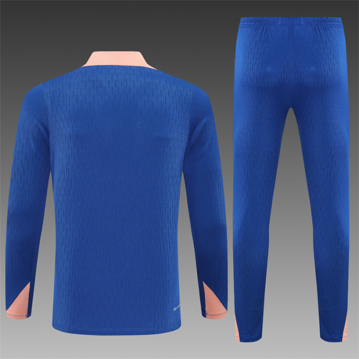 25/26 France kids training suit royal blue