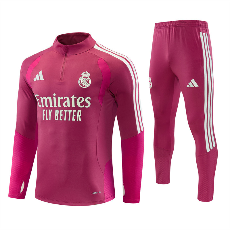26/27 Real Madrid Kids training suit maroon