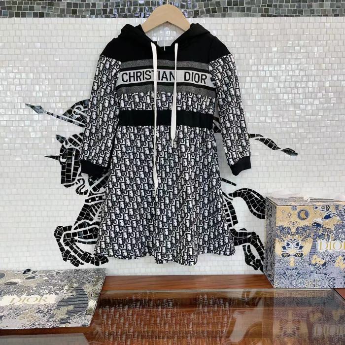DIOR black dress for girls