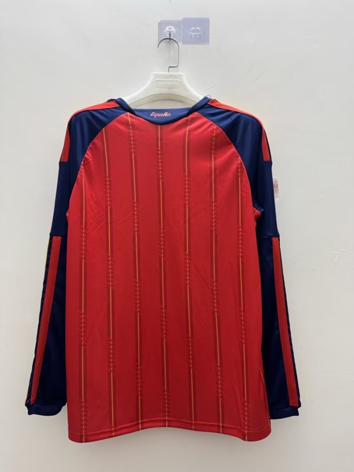 2026 Spain home football Jersey long sleeves