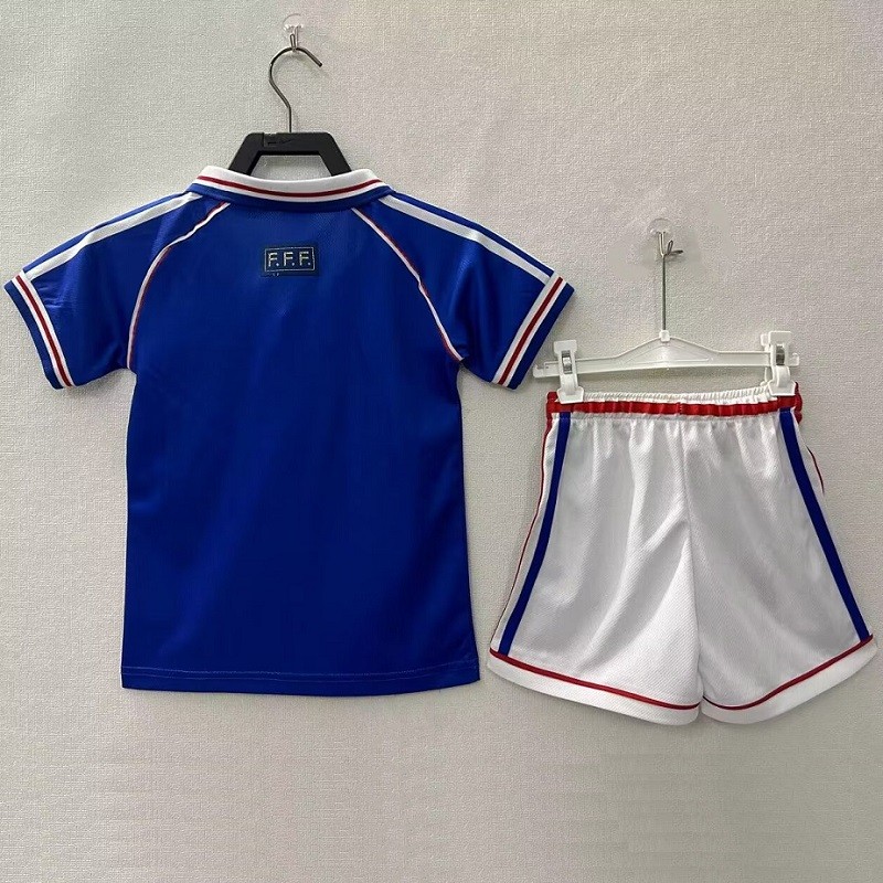 Retro 1998 France home kids kit