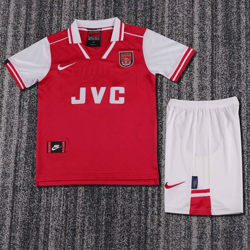 Retro 96/97 Arsenal home kids kit