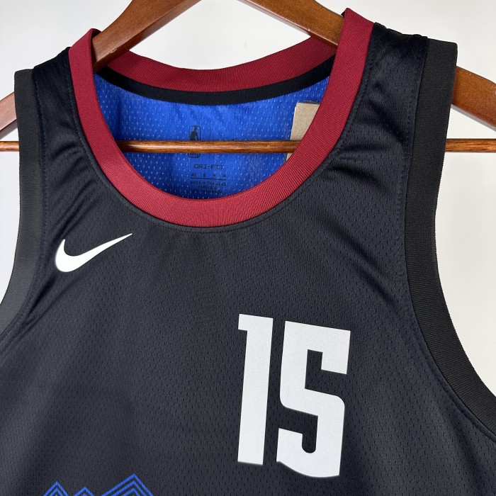 24 NBA Nuggets City Edition #15 JOKIC Basketball Jersey