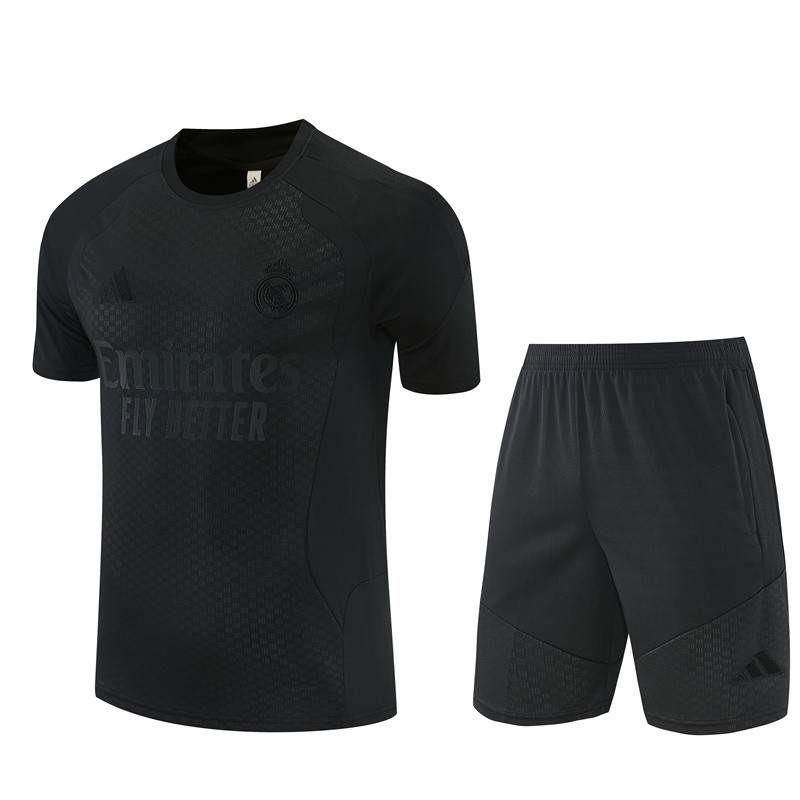 26/27 Real Madrid kids Short sleeve training suit black