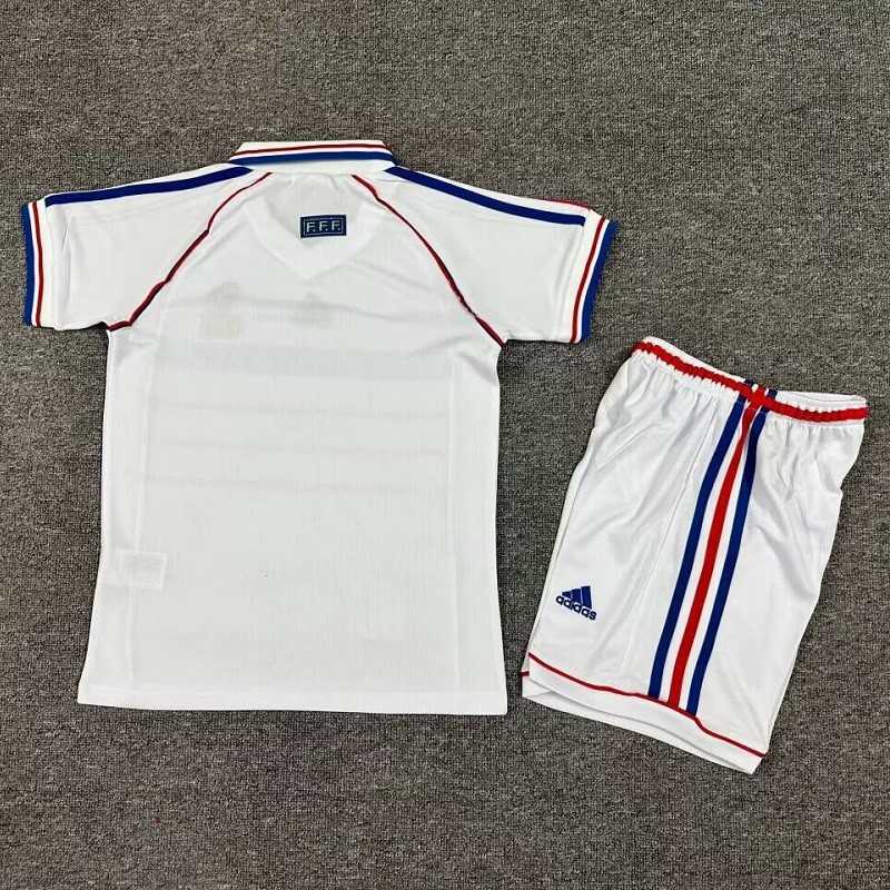 Retro 1998 France Away kids kit