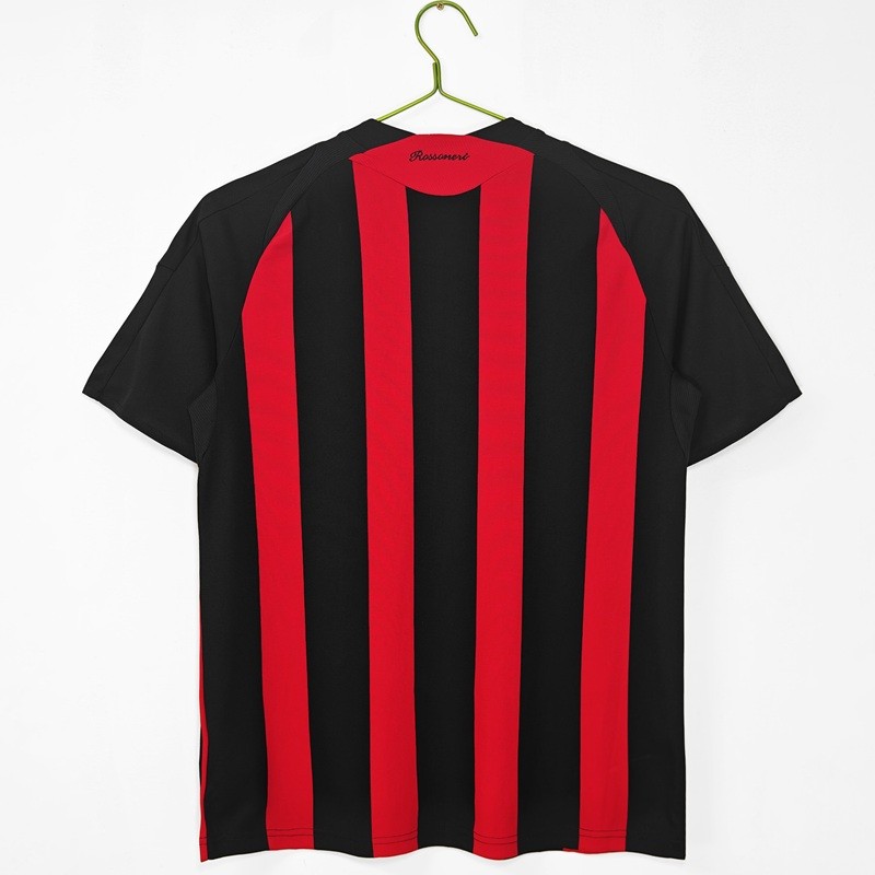 Retro 08/09  AC milan home football jersey