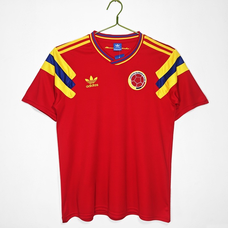 Retro 1990 Colombia Away football Jersey