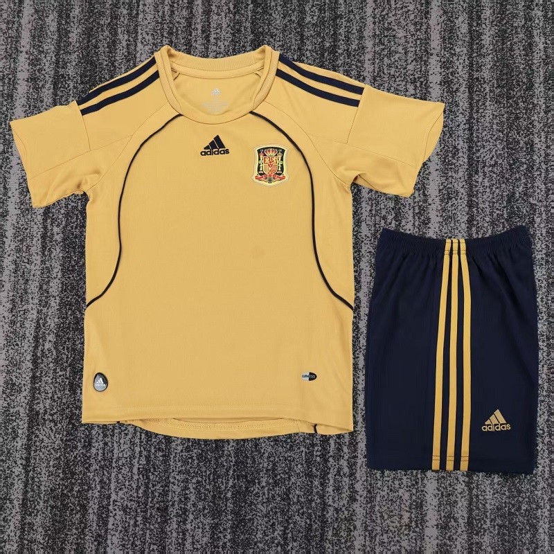 Retro 2008 Spain Away kids kit