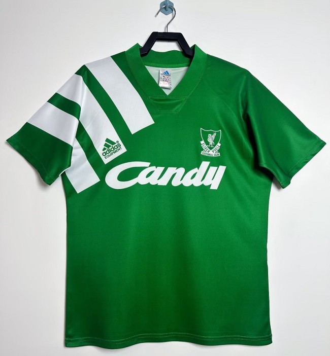 Retro 91/92 Liverpool away football shirt
