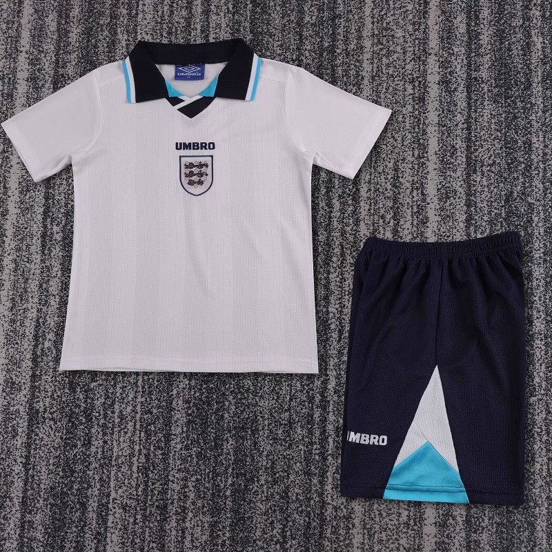 Retro 96 England home kids kit
