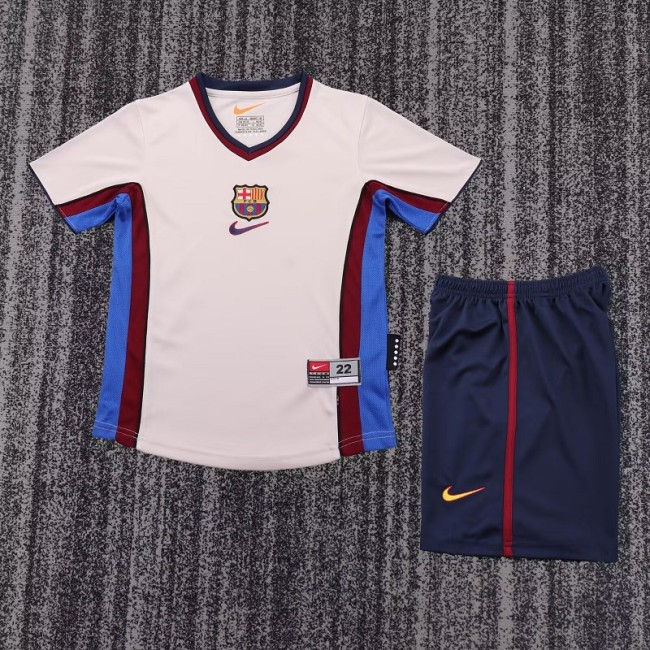 Retro 98/99 Barcelona Away kids kit