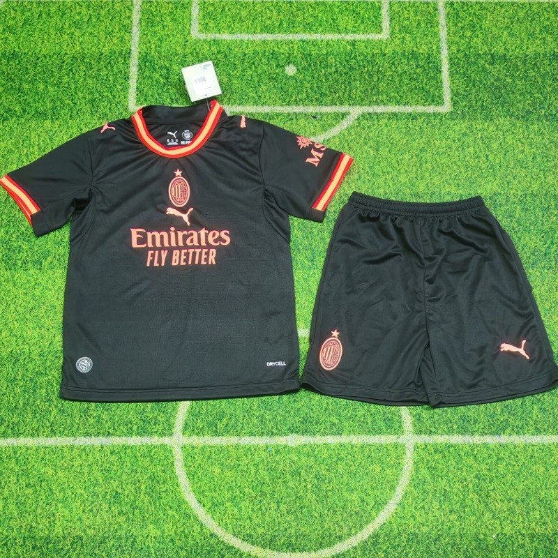 26/27 AC milan third kids kit