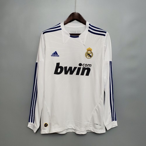 Retro Real Madrid 10/11 Long sleeve home