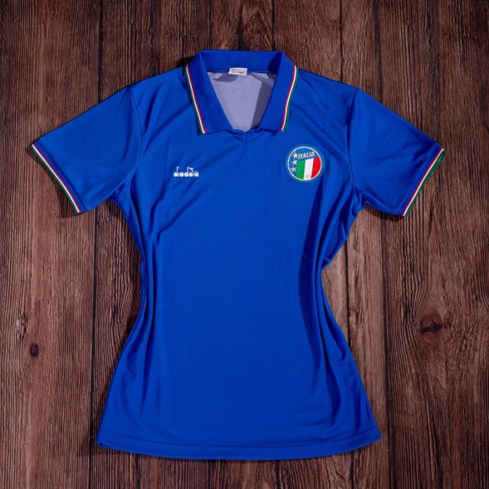 retro 1990 Italy home football Jersey