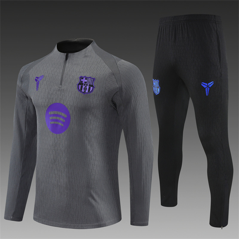 25/26 Barcelona Adult training suit grey