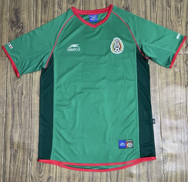 Retro 2002 Mexico home football Jersey