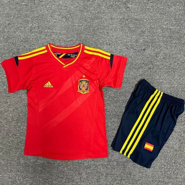 Retro 2012 Spain home kids kit