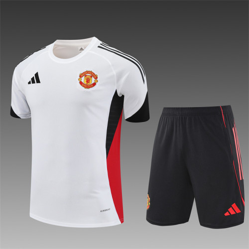 25/26 Manchester United kids Short training suit white