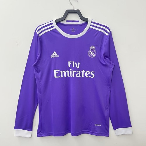 Retro 16/17 Real Madrid Away Long sleeve
