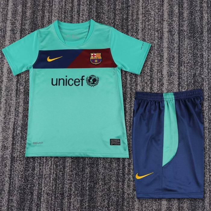 Retro 10/11 Barcelona Away kids kit