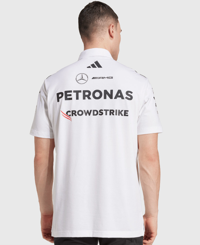 2025 Mercedes-AMG F1 Polo shirt white