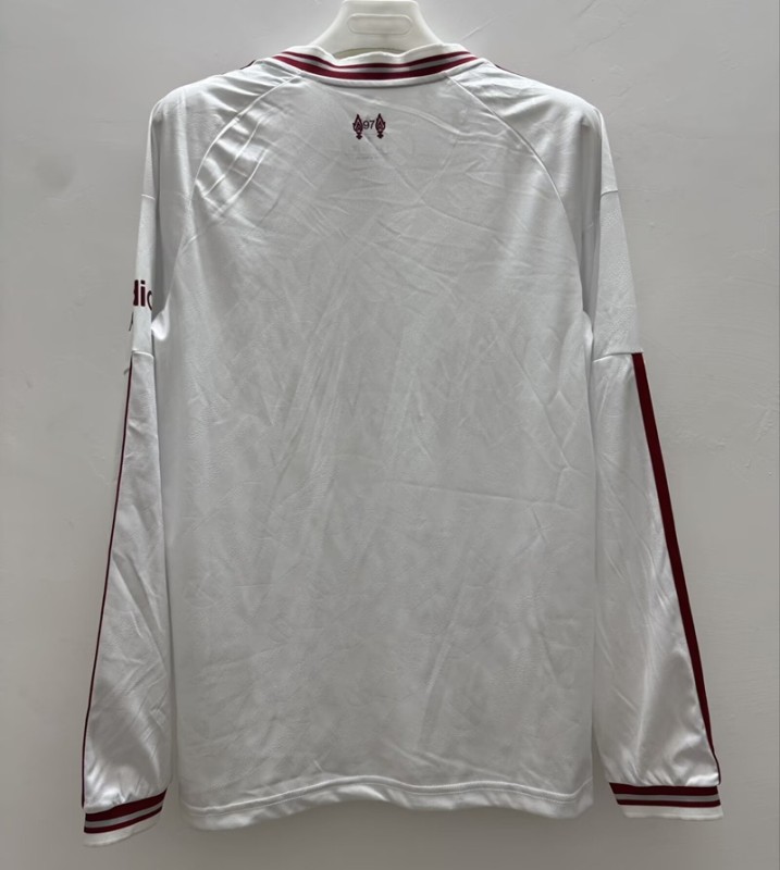 26/27 liverpool Away football Jersey Long sleeves