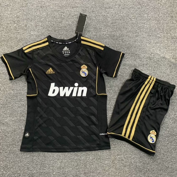 11/12 Retro Real Madrid Away kids kit