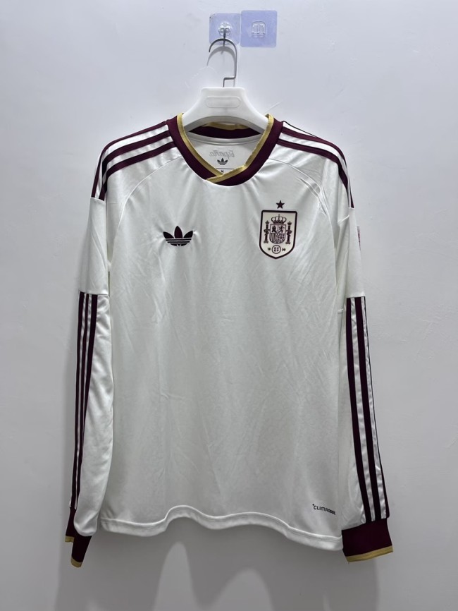 2026 Spain Away football Jersey long sleeves