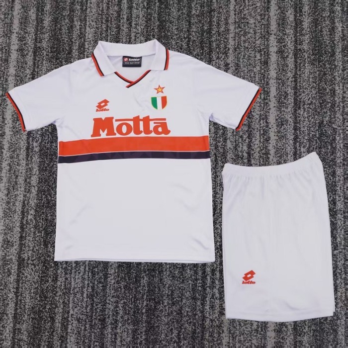 Retro 93/94 AC Milan Away kids kit