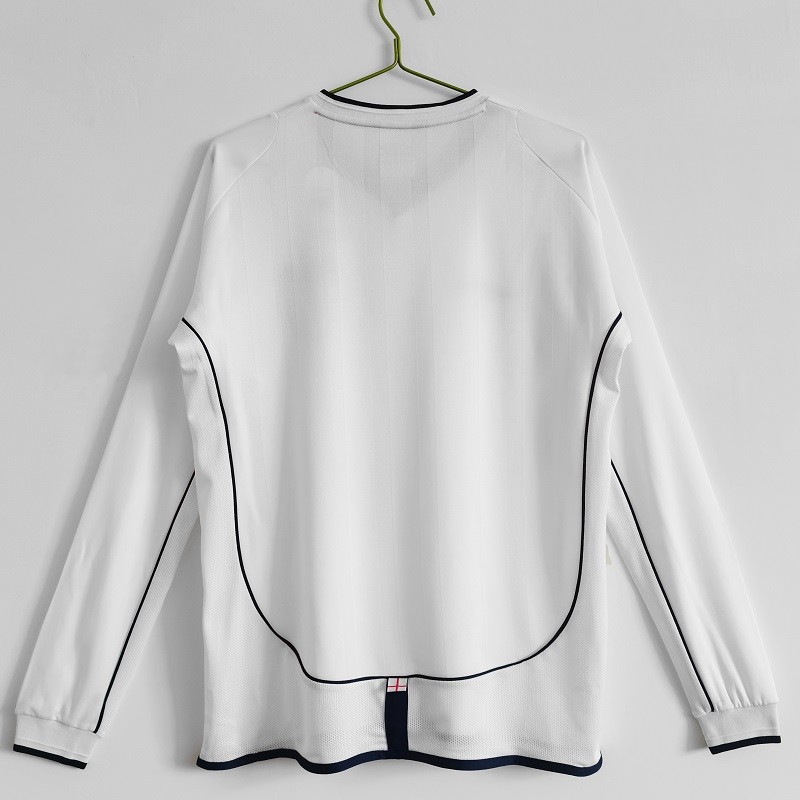Retro 2002 England home Long sleeve