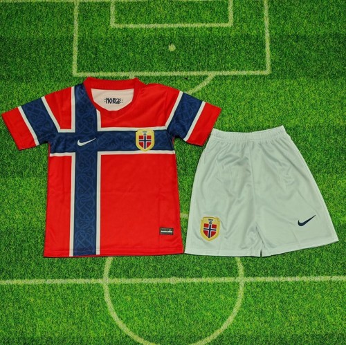2026 Norway home kids kit football Jersey