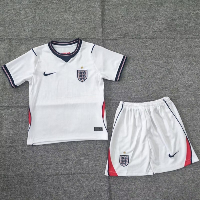 2026 England FIFA World Cup home kids kit