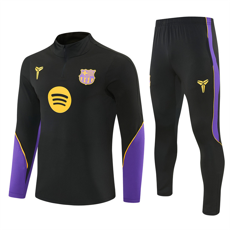 26/27 Barcelona kids training suit light black