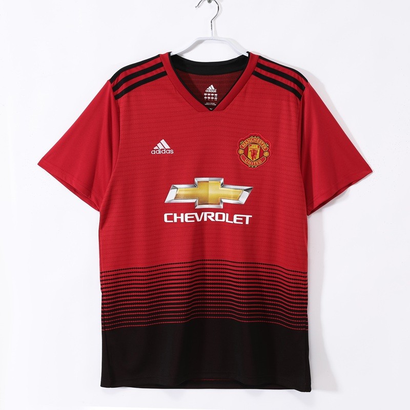 Retro 18/19 Manchester United home football Jersey