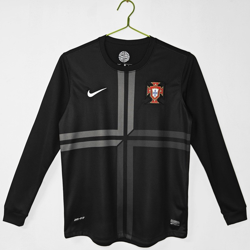 Retro Portugal 2012 third football Jersey Long sleeves