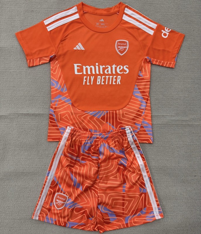 26/27 Arsenal goalkeeper Kids kit orange