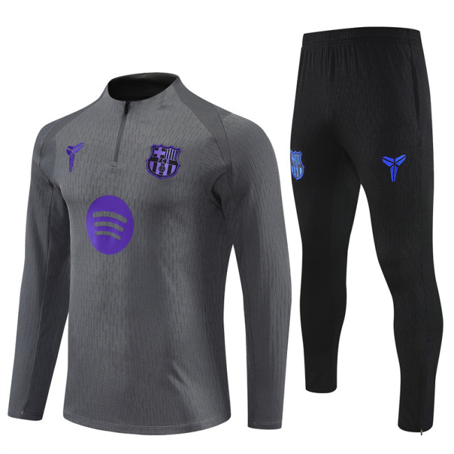 25/26 Barcelona kids training suit grey