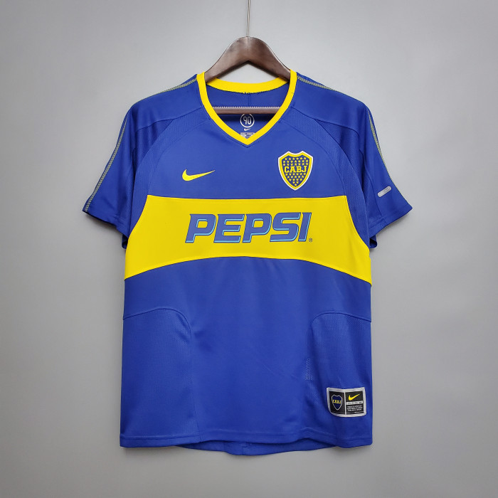 Retro Boca Juniors 03/04 home