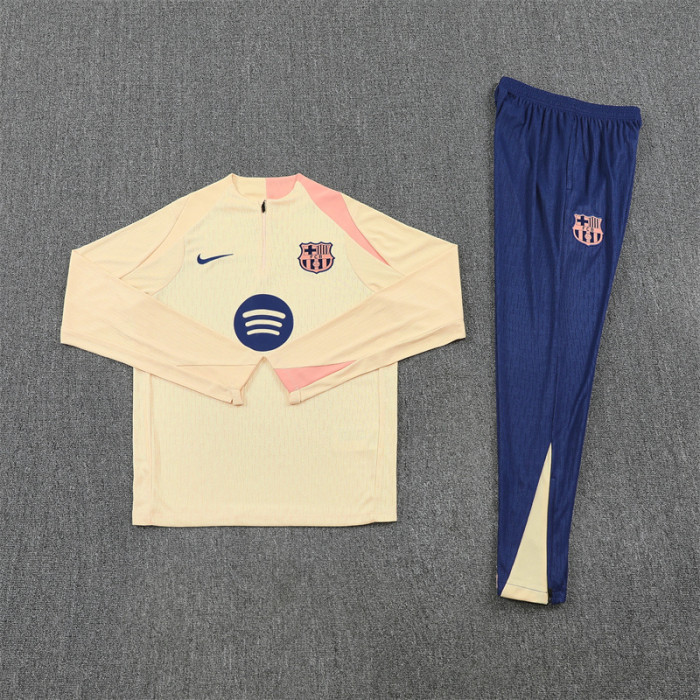 25/26 Barcelona Adult training suit beige