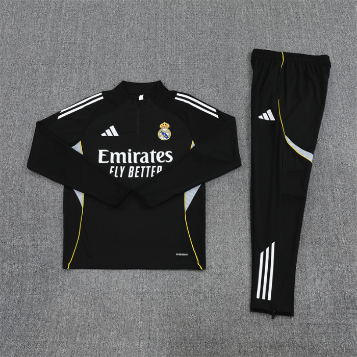25/26 Real Madrid Kids training suit black