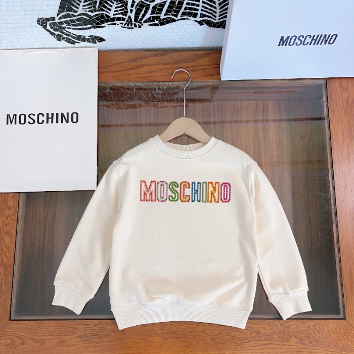 Moschino white high quality hoodie for kids