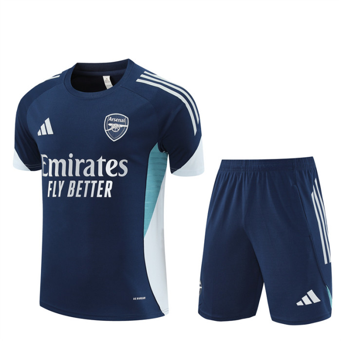 25/26 Arsenal kids Short sleeve training suit royal blue